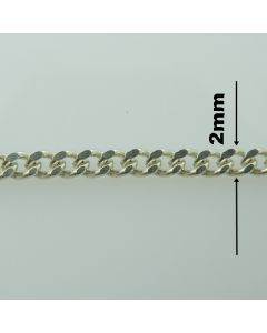 Łańcuch srebrny M/GD060 z metra-PANCER