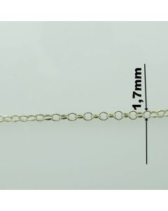 Łańcuch srebrny M/R000/AG z metra-ROLO